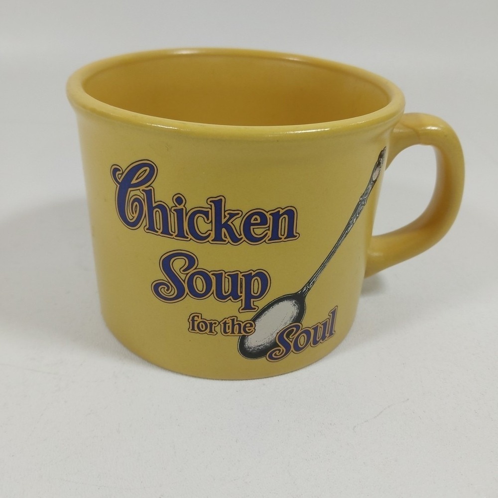 Chicken Soup for the Soul‎ Soup Mug Bowl 2005 Yellow